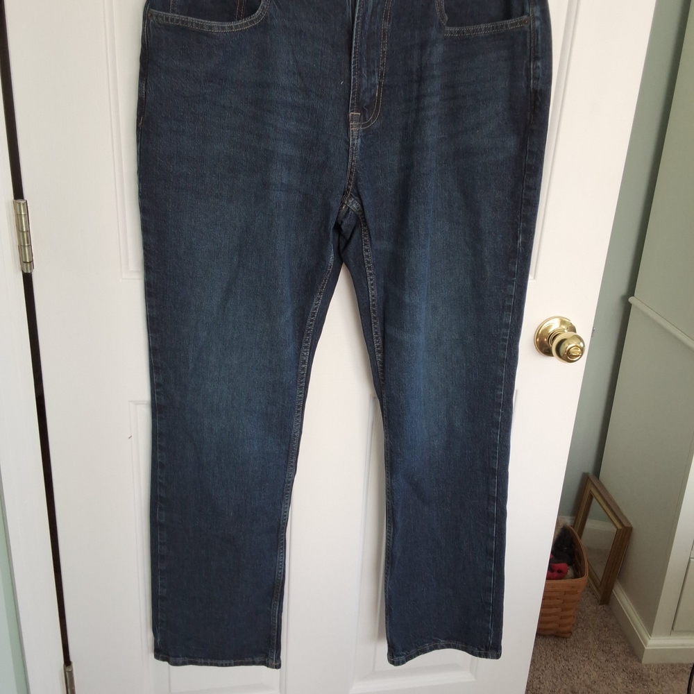 Old Navy Men's Relaxed Fit Dark Blue Jeans